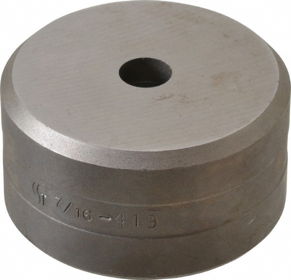 7/16 Inch Diameter Round Ironworker Die