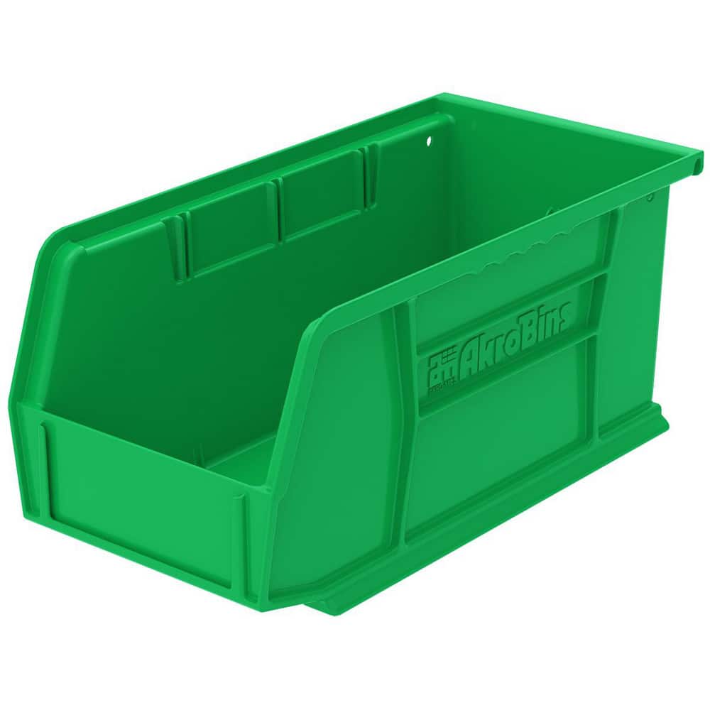 AKRO-MILS 30230green Plastic Hopper Stacking Bin: Green 