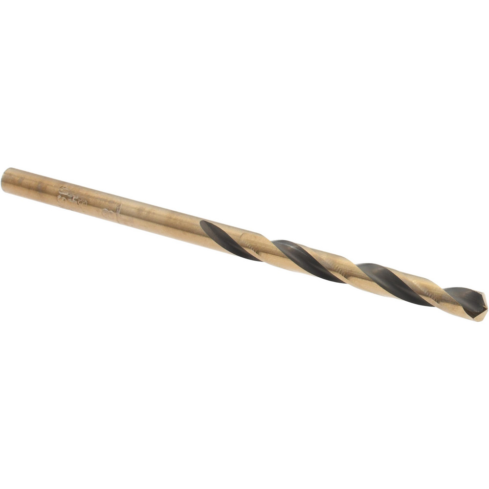 Mechanics Drill Bit: 1/8" Dia, 135 ° Point, Hi-Molybdenum Tool Steel, Reduced Shank, Split Point