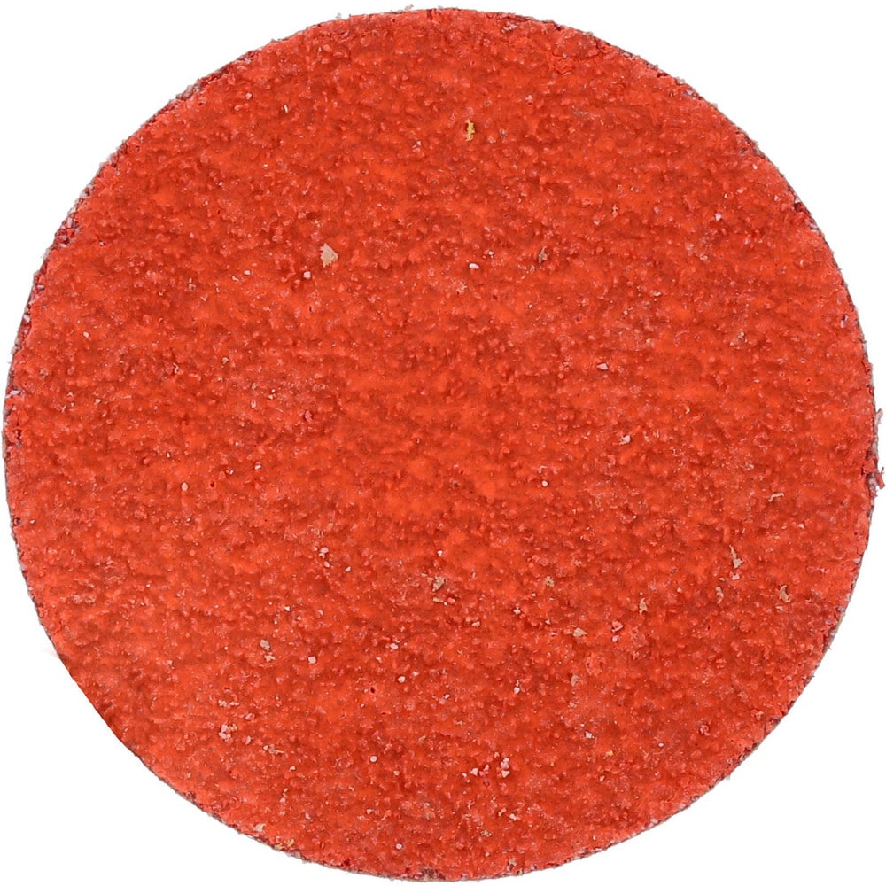 Quick-Change Disc: Speed-Lok TS, 2" Disc Dia, 60 Grit, Ceramic, Coated