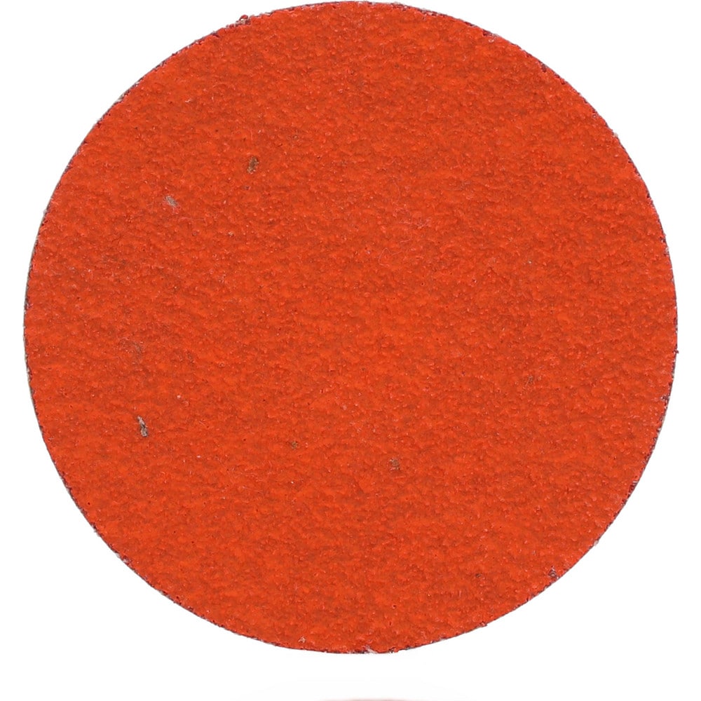 Quick-Change Disc: Speed-Lok TS, 2" Disc Dia, 80 Grit, Ceramic, Coated