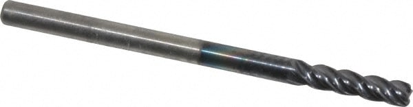 Kennametal 4047698 Corner Chamfer End Mill: 0.125" Dia, 0.5" LOC, 4 Flute, 0.015" Chamfer Width, Solid Carbide Image