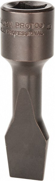 1/2" Drive, 5/8" Wide x 0.11" Thick Blade, Standard Slotted Screwdriver Socket