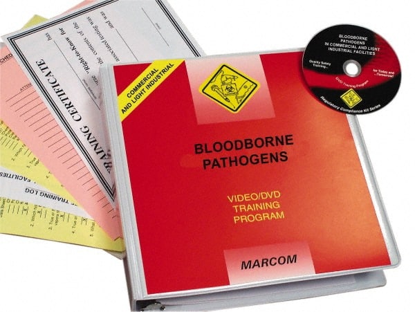Marcom V000B2I9EO Bloodborne Pathogens in Commercial and Industrial Facilities, Multimedia Training Kit 