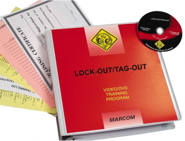 Marcom V000LTR9EO Lockout/Tagout, Multimedia Training Kit 