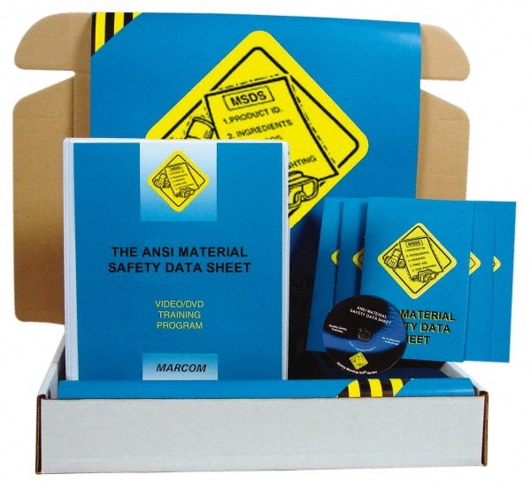 Marcom K0000669EM The ANSI Material Safety Data Sheet, Multimedia Training Kit Image