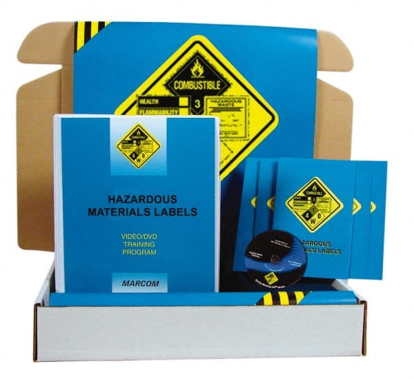 Marcom K0000139EM Hazardous Materials Labels, Multimedia Training Kit 