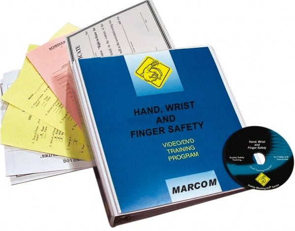 Marcom V0000679EM Hand, Wrist and Finger Safety, Multimedia Training Kit 