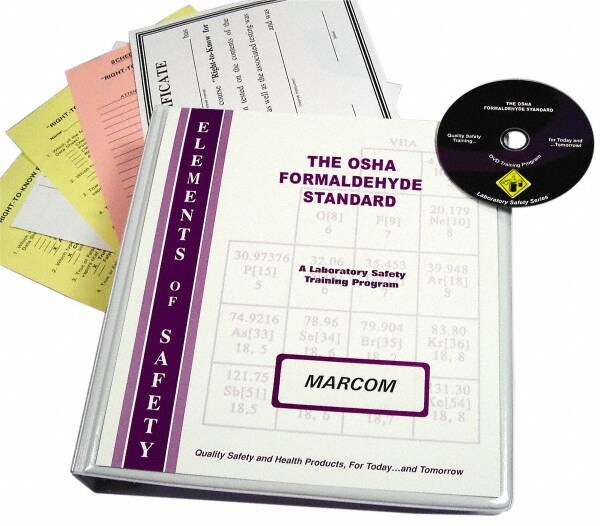 Marcom the osha formaldehyde standard multimedia training kit msc