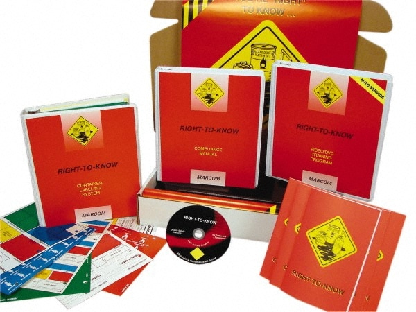 Marcom K000RAU9EO Right to Know for Auto Service Facilities, Multimedia Training Kit Image