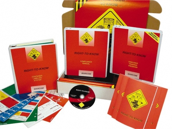 Marcom K000RBL9EO Right to Know for Building & Construction Companies, Multimedia Training Kit Image