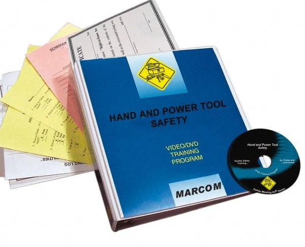 Marcom V0000449EM Hand and Power Tool Safety, Multimedia Training Kit 