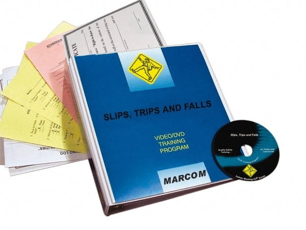 Marcom V0000429EM Slips, Trips and Falls, Multimedia Training Kit 