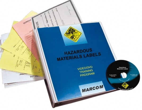 Marcom V0000139EM Hazardous Materials Labels, Multimedia Training Kit 