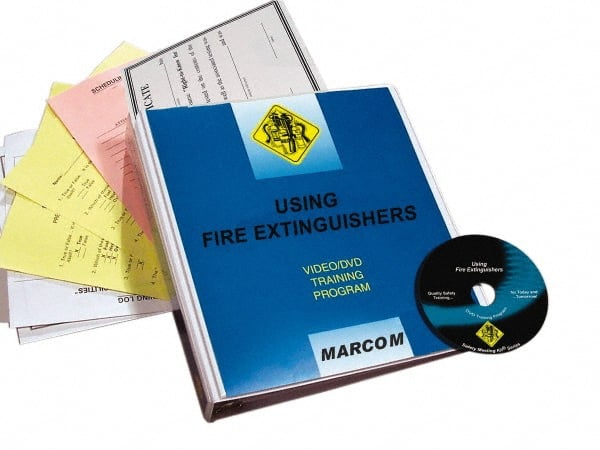 Marcom V0000469EM Using Fire Extinguishers, Multimedia Training Kit 