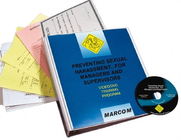 Marcom V0000489EM Preventing Sexual Harassment for Managers & Supervisors, Multimedia Training Kit 