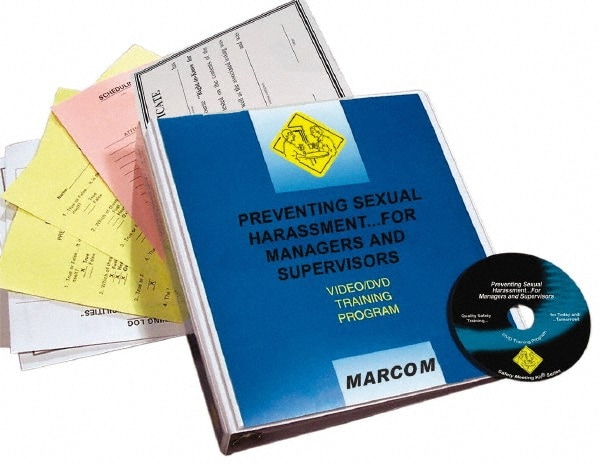 Marcom V0000489EM Preventing Sexual Harassment for Managers & Supervisors, Multimedia Training Kit Image