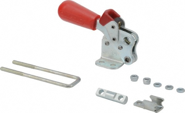 De-Sta-Co 324-R Pull-Action Latch Clamp: Vertical, 495 lb, J-Hook, Flanged Base Image