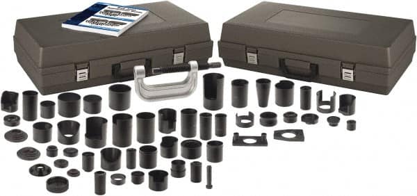 Automotive Repair & Service Kits; Kit Type: Master Ball Joint Set ; Includes: 2 cases;50 Adapters;Application Charts and Diagrams;Ball Joint Application Guide;C-Frame