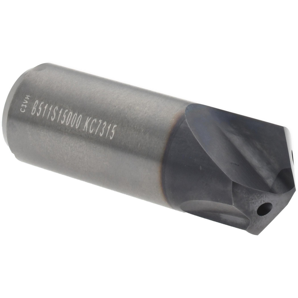 Kennametal 2963663 118&deg; 15mm Diam 44.5mm OAL 2-Flute Solid Carbide Spotting Drill Image