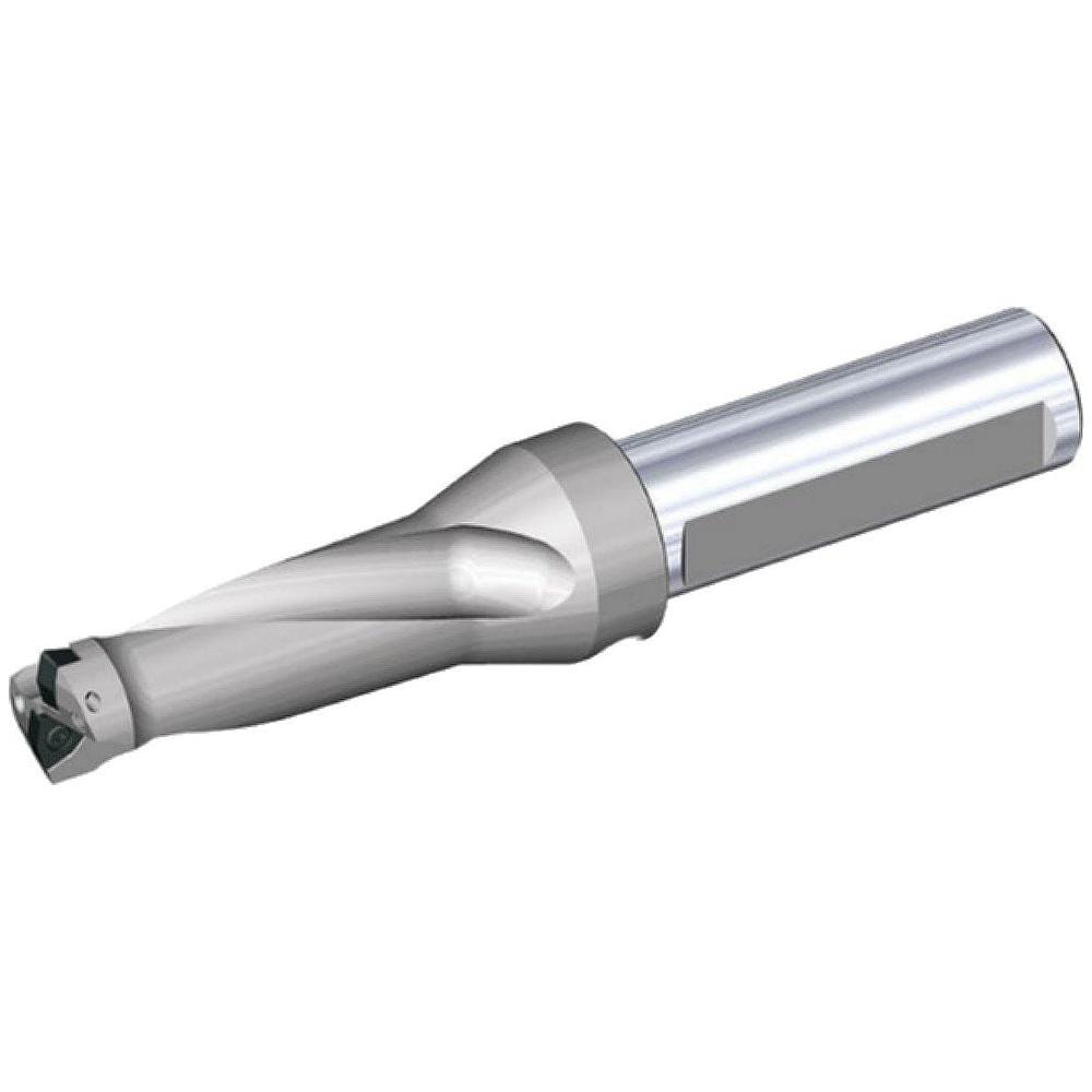 3-3/4" Max Drill Depth, 2.5xD, 38.1mm Diam, Indexable Insert Drill