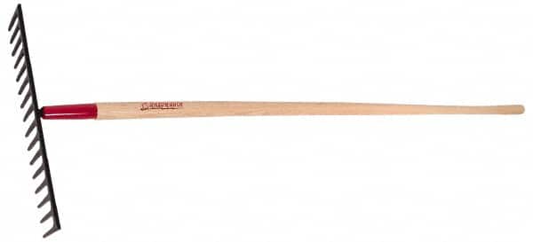 Razor-Back 63122 Asphalt Rake with 66" Straight Wood Handle 