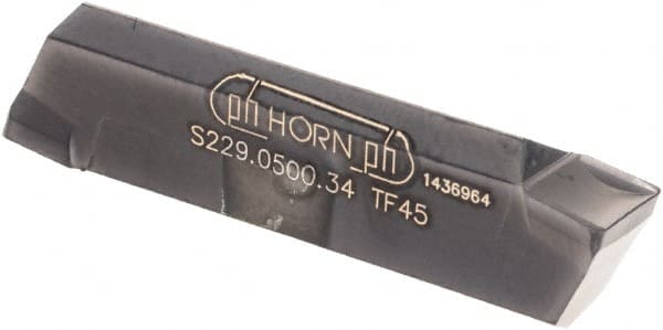 HORN S229050034 TF45 Grooving Insert: S2290500 TF45, Solid Carbide 