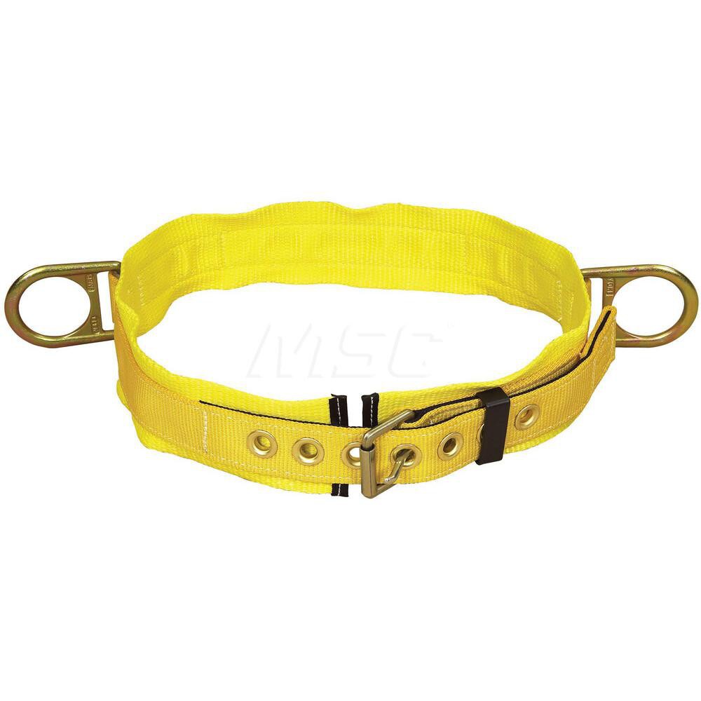 Body Belts; Belt Type: Body Belt ; Belt Size: Large ; Load Capacity: 310lb; 141kg ; Number of D-Rings: 2 ; Padding/Lining: Side Padding ; D-Ring Location: Side
