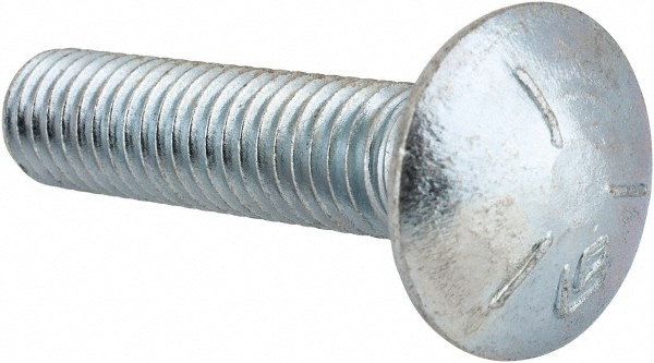 Value Collection HCGE0380175CZ Carriage Bolt: 3/8-16, 1-3/4" Length Under Head, Square Neck Image