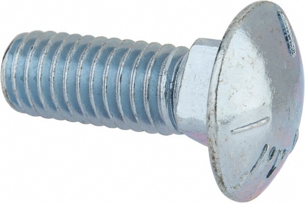 Value Collection R50000206 Carriage Bolt: 7/16-14, 1-1/4" Length Under Head, Square Neck Image