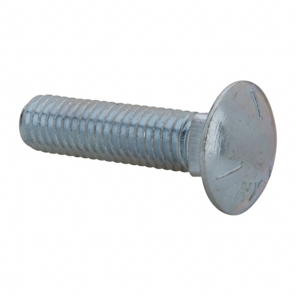 Value Collection R50000272 Carriage Bolt: 7/16-14, 1-3/4" Length Under Head, Square Neck Image