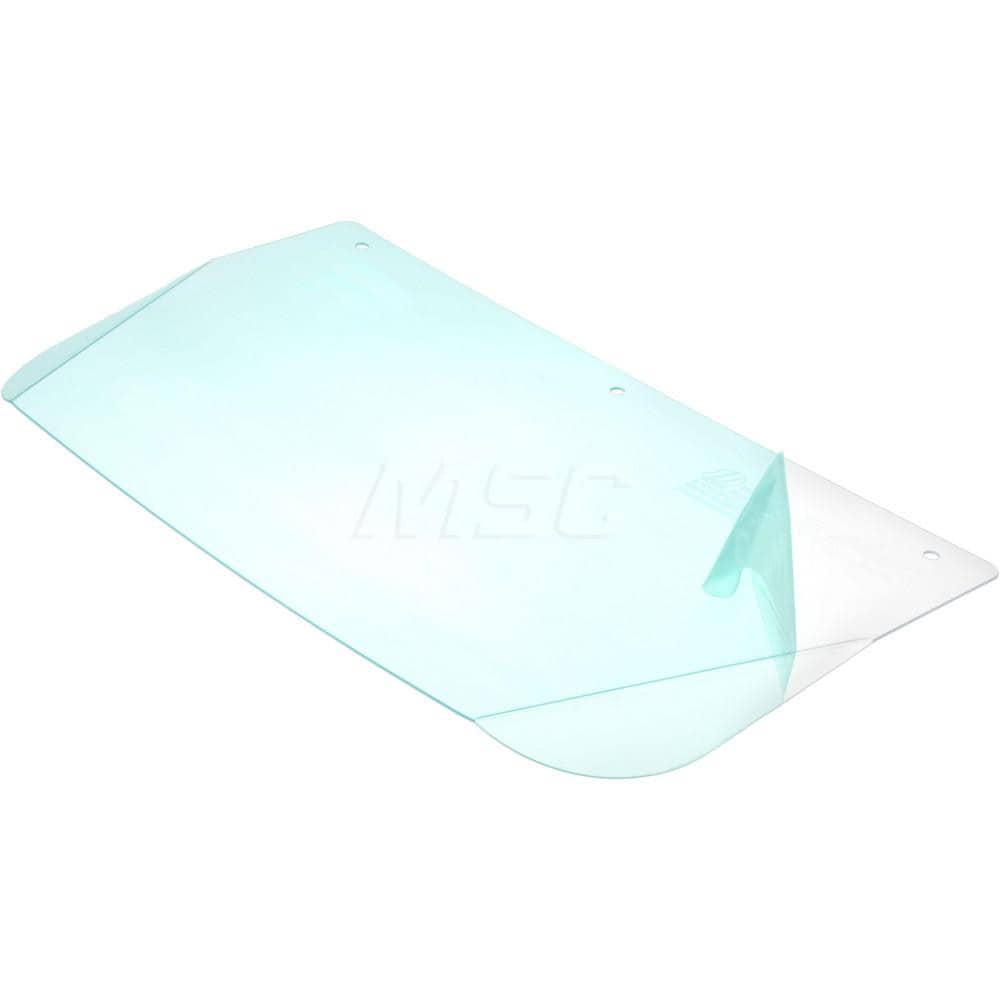 Face Shield Windows & Screens: Replacement Window, Clear, 8" High, 0.04" Thick