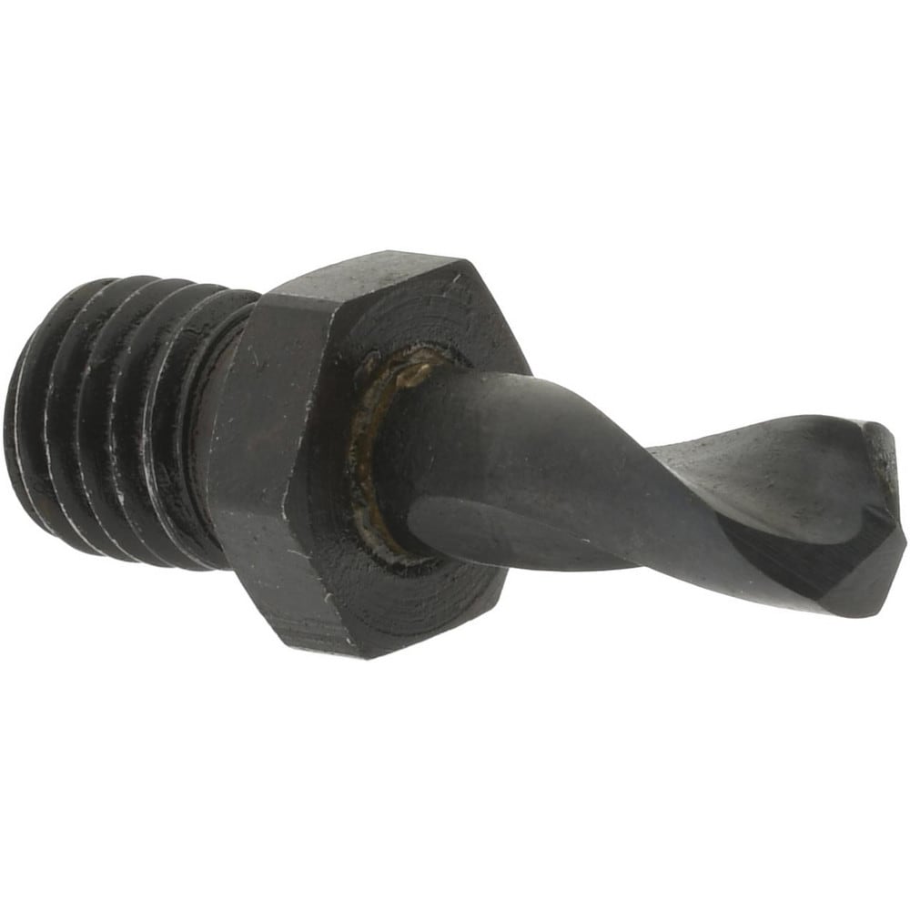 Threaded Shank Drill Bit: #20, 135 ° Point, 1/4-28 Shank, High Speed Steel