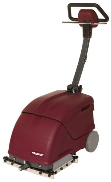 Floor Scrubber: Electric, 14" Cleaning Width, 0.75 hp, 780 RPM