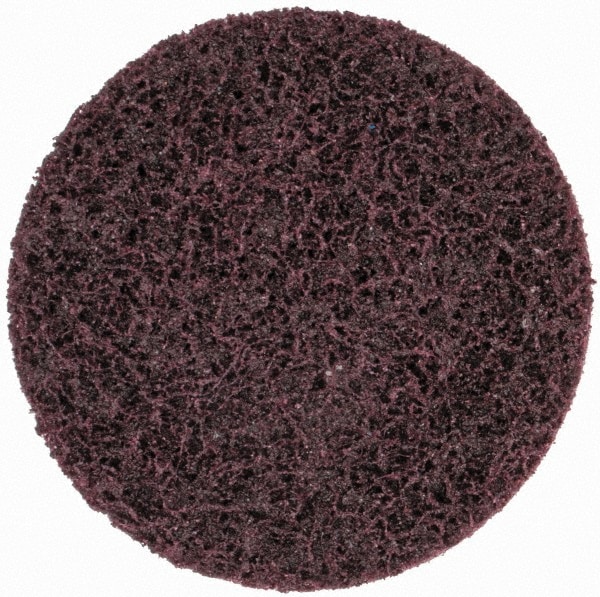 Quick-Change Disc: 2" Disc Dia, Aluminum Oxide, Non-Woven
