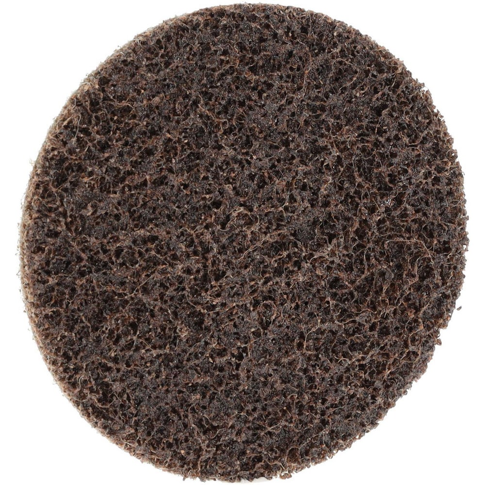 Quick-Change Disc: 3" Disc Dia, Aluminum Oxide, Non-Woven