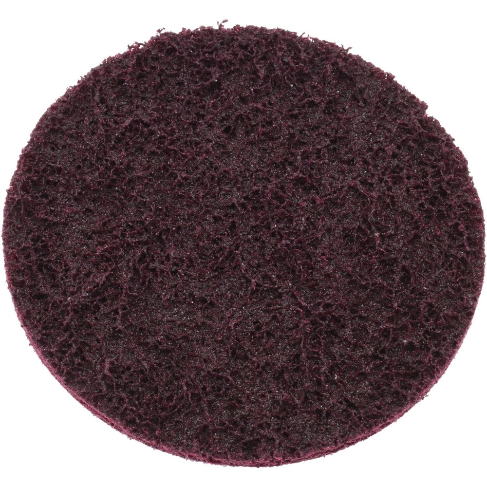 Quick-Change Disc: 3" Disc Dia, Aluminum Oxide, Non-Woven