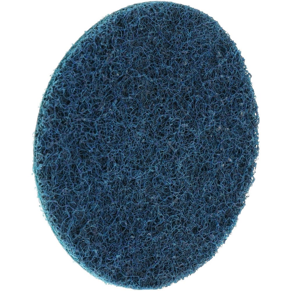 Quick-Change Disc: 3" Disc Dia, Aluminum Oxide, Non-Woven