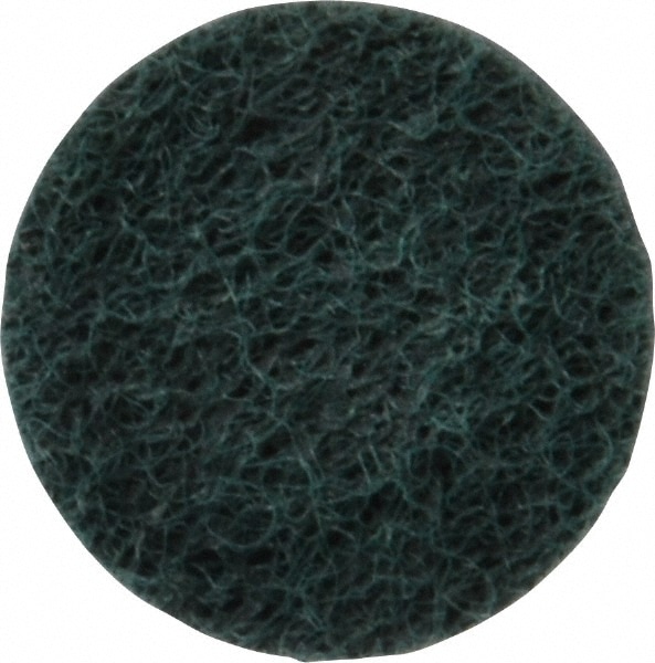 Quick-Change Disc: 1" Disc Dia, Aluminum Oxide, Non-Woven
