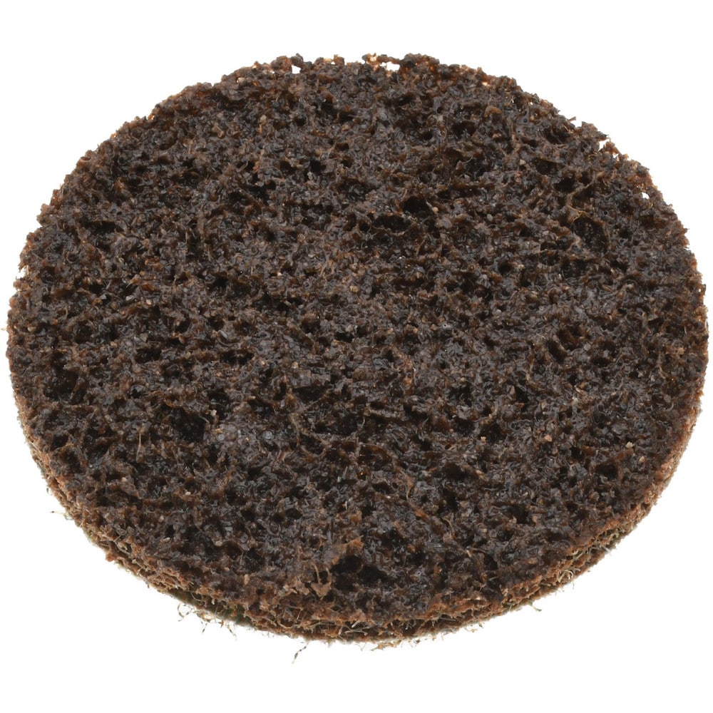 Quick-Change Disc: 2" Disc Dia, Aluminum Oxide, Non-Woven