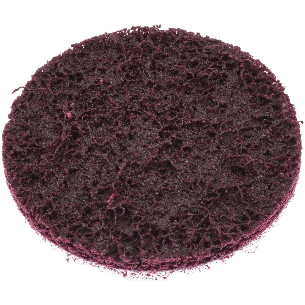 Quick-Change Disc: 2" Disc Dia, Aluminum Oxide, Non-Woven