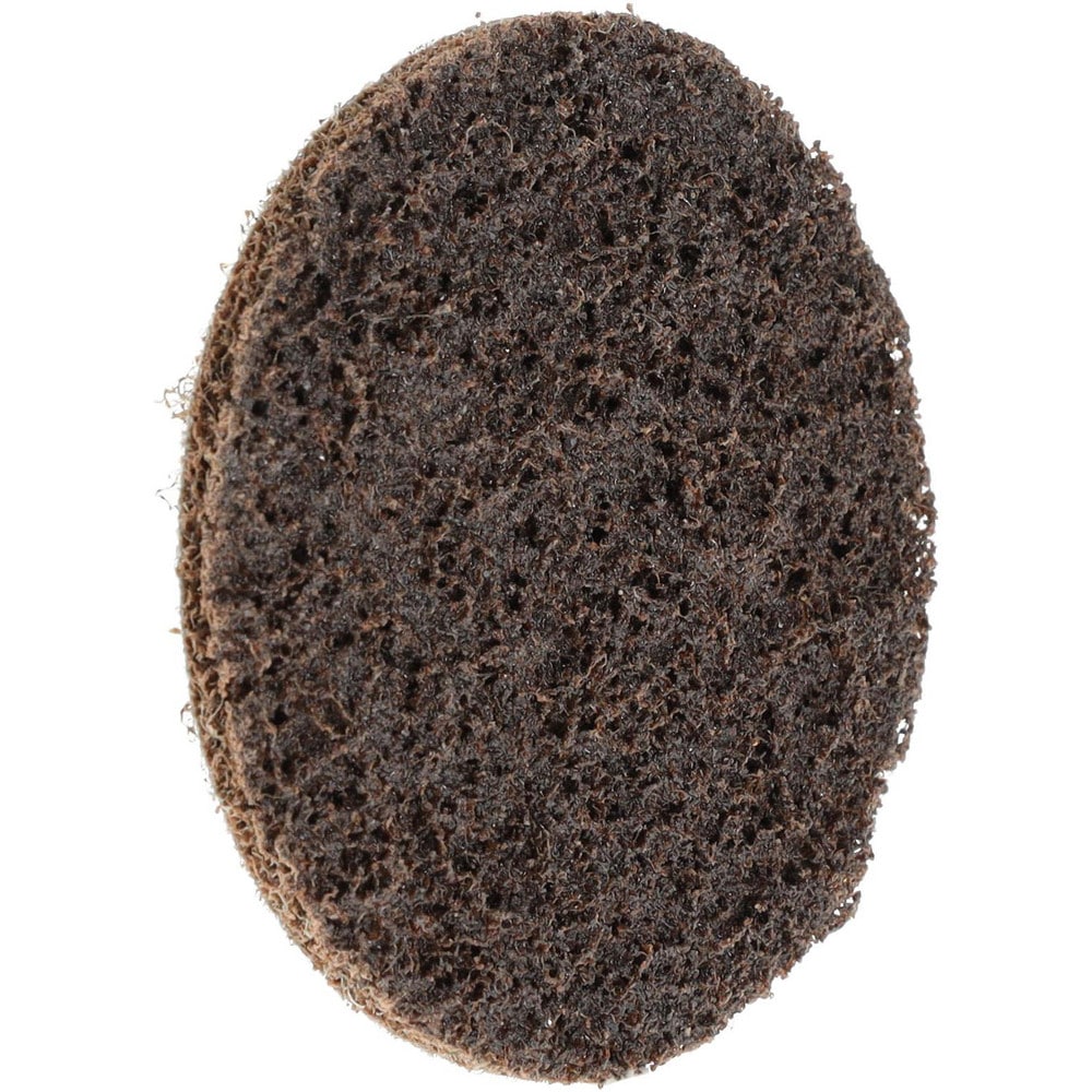Quick-Change Disc: 3" Disc Dia, Aluminum Oxide, Non-Woven