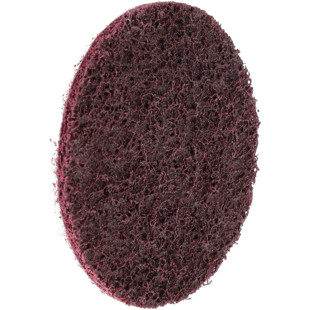 Quick-Change Disc: 3" Disc Dia, Aluminum Oxide, Non-Woven