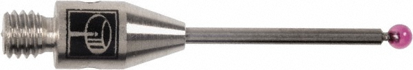 CMM Ball Stylus: 0.50 mm Ball Dia, 20 mm OAL, M2