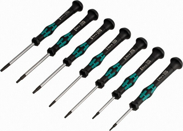 7 Piece T5 to T15 Micro Handle Torx Driver Set