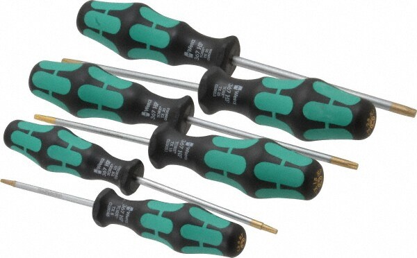 6 Piece T8 to T30 Torx Driver Set