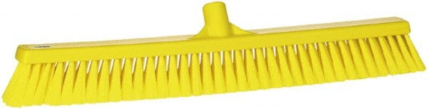 Vikan 31996 Push Broom: 24" Wide, Polyester Bristle 