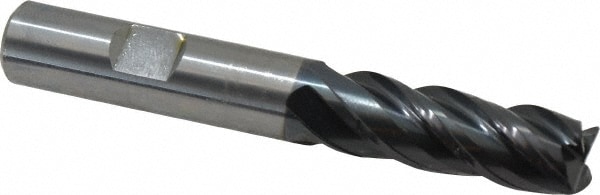 Guhring 9038760127040 Corner Radius End Mill: 1/2" Dia, 1-1/4" LOC, 0.031" Radius, 4 Flutes, Solid Carbide Image