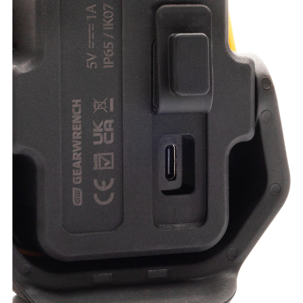 Gearwrench 83138 500 Lumen Rechargeable Work Light With Charging Stand