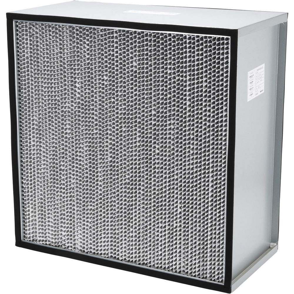PRO SOURCE HEPA Air Filter 24 High 24 Wide 12 Thick Galvanized Steel Frame Wet Laid Micro Fiberglass Paper Filter MSC Direct